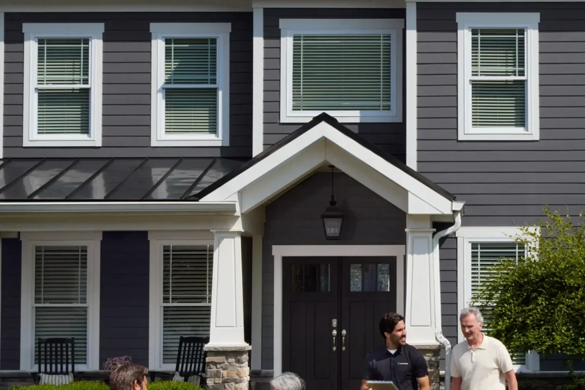 James Hardie fiber cement siding installation