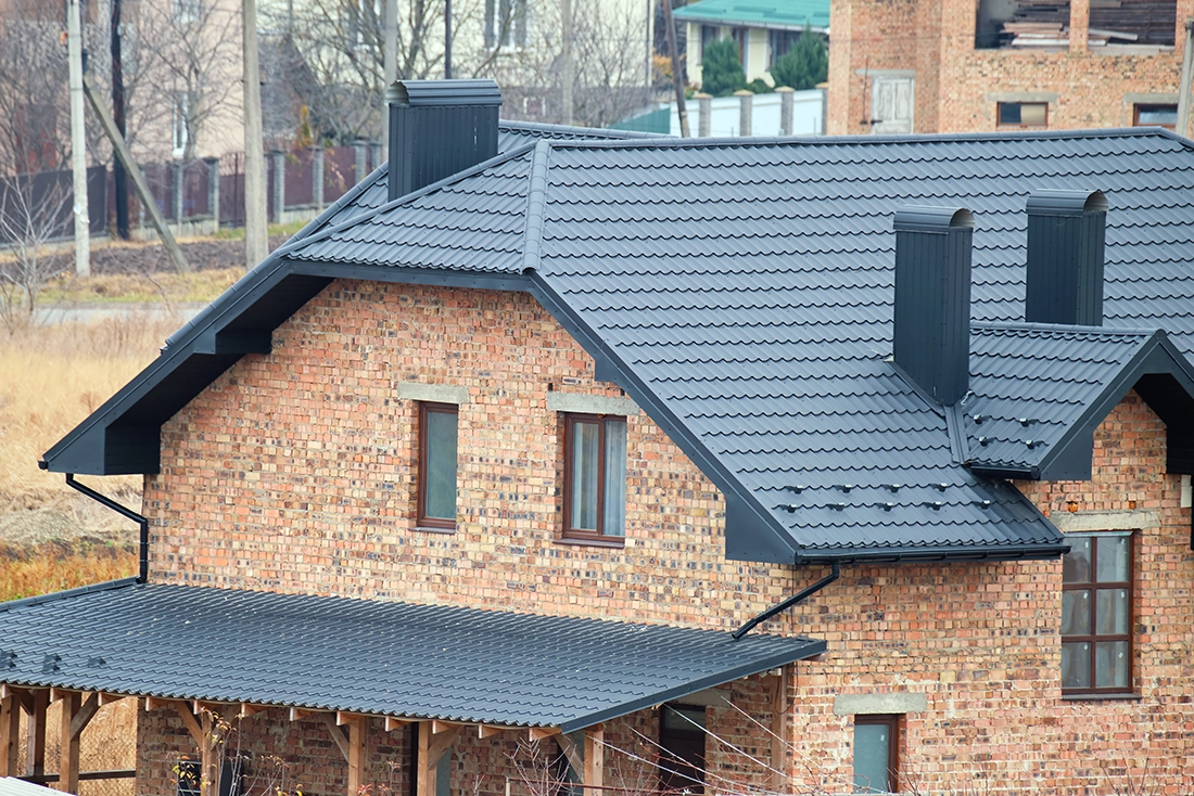 Metal roof installation